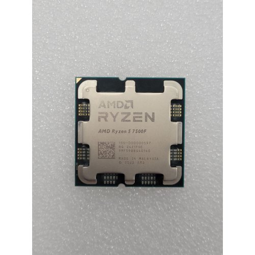 Уцінка процесор AMD Ryzen 5 7500F 3.7(5.0)GHz 32MB sAM5 Tray (100-000000597) (Сліди використання, 840503) купити в Україні: Київ, Львів, Хмельницький, Тернопіль, Івано-Франківськ | Перевірка сумісності, низька ціна, відгуки, характеристики від TELEMART фото