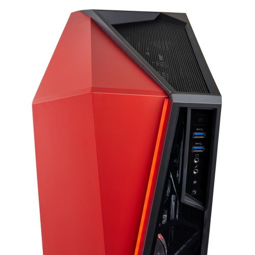 Корпус Corsair Carbide Spec-Omega Tempered Glass без БП (CC-9011120-WW) Red/Black (Восстановлено продавцом, 840512) купить в Украине: Киев, Днепр, Харьков, Одесса  | Проверка совместимости, низкая цена, отзывы, характеристики от TELEMART фото