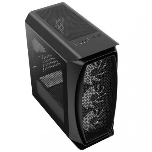 Корпус Aerocool Aero One Mini Frost-G-BK-v1 Tempered Glass без БП (ACCS-PB18043.11) Black (Восстановлено продавцом, 840513) купить в Украине: Киев, Днепр, Харьков, Одесса  | Проверка совместимости, низкая цена, отзывы, характеристики от TELEMART фото