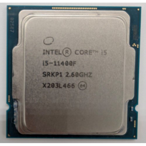 Процессор Intel Core i5-11400F 2.6(4.4)GHz 12MB s1200 Tray (CM8070804497016) (Восстановлено продавцом, 840520) купить в Украине: Киев, Днепр, Харьков, Одесса  | Проверка совместимости, низкая цена, отзывы, характеристики от TELEMART фото