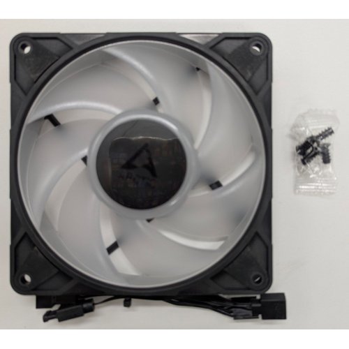 Кулер для корпуса Arctic P12 Pro A-RGB (ACFAN00309A) Black (Восстановлено продавцом, 840537) купить в Украине: Киев, Днепр, Харьков, Одесса  | Проверка совместимости, низкая цена, отзывы, характеристики от TELEMART фото