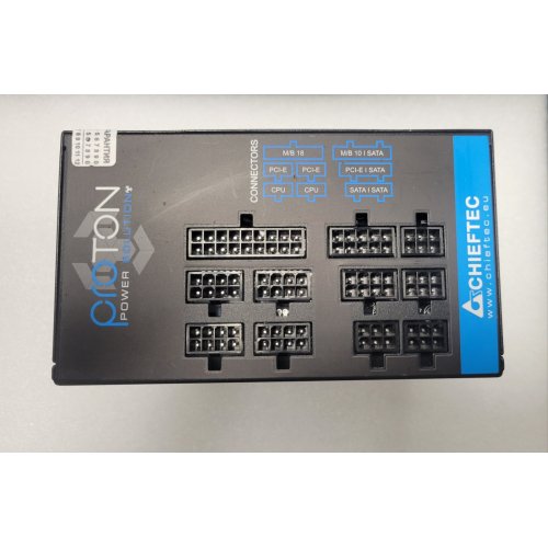 Уцінка блок живлення CHIEFTEC Proton 1000W (BDF-1000C) (Відремонтовано виробником, 840546) купити в Україні: Київ, Львів, Хмельницький, Тернопіль, Івано-Франківськ | Перевірка сумісності, низька ціна, відгуки, характеристики від TELEMART фото