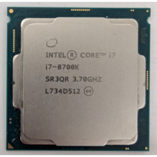 Процессор Intel Core i7-8700K 3.7(4.7)GHz 12MB s1151 Tray (CM8068403358220) (Восстановлено продавцом, 840579) купить в Украине: Киев, Днепр, Харьков, Одесса  | Проверка совместимости, низкая цена, отзывы, характеристики от TELEMART фото