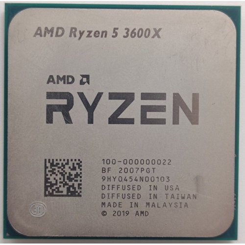 Процессор AMD Ryzen 5 3600X 3.8(4.4)GHz 32MB sAM4 Tray (100-100000022) (Восстановлено продавцом, 840616) купить в Украине: Киев, Днепр, Харьков, Одесса  | Проверка совместимости, низкая цена, отзывы, характеристики от TELEMART фото