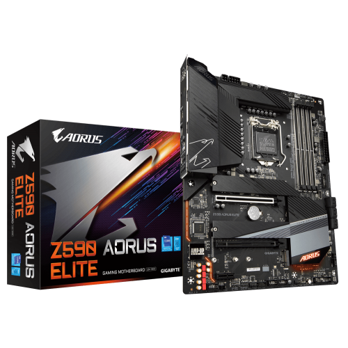 Материнська плата Gigabyte Z590 AORUS ELITE (s1200, Intel Z590) (Відновлено продавцем, 840622) купити в Україні: Київ, Львів, Хмельницький, Тернопіль, Івано-Франківськ | Перевірка сумісності, низька ціна, відгуки, характеристики від TELEMART фото