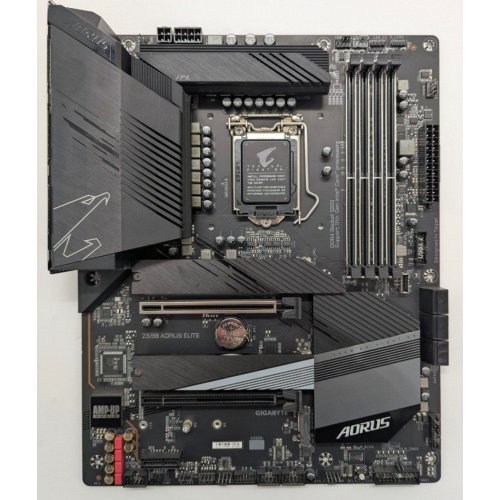 Материнська плата Gigabyte Z590 AORUS ELITE (s1200, Intel Z590) (Відновлено продавцем, 840622) купити в Україні: Київ, Львів, Хмельницький, Тернопіль, Івано-Франківськ | Перевірка сумісності, низька ціна, відгуки, характеристики від TELEMART фото