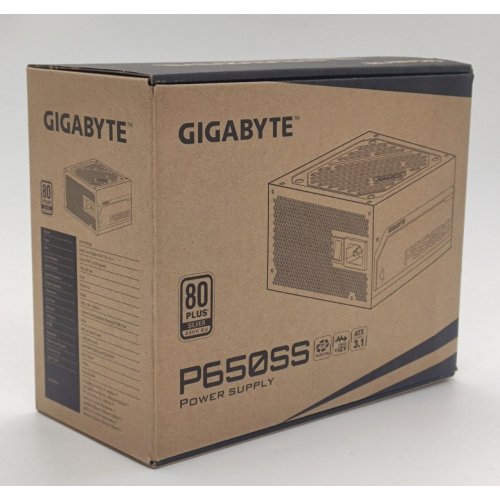 Блок живлення Gigabyte P650SS 650W (GP-P650SS) Black (Відновлено продавцем, 840624) купити в Україні: Київ, Львів, Хмельницький, Тернопіль, Івано-Франківськ | Перевірка сумісності, низька ціна, відгуки, характеристики від TELEMART фото