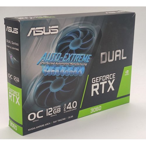 Видеокарта Asus GeForce RTX 3060 Dual OC 12288MB (DUAL-RTX3060-O12G-V2) (Восстановлено продавцом, 840639) купить в Украине: Киев, Днепр, Харьков, Одесса  | Проверка совместимости, низкая цена, отзывы, характеристики от TELEMART фото