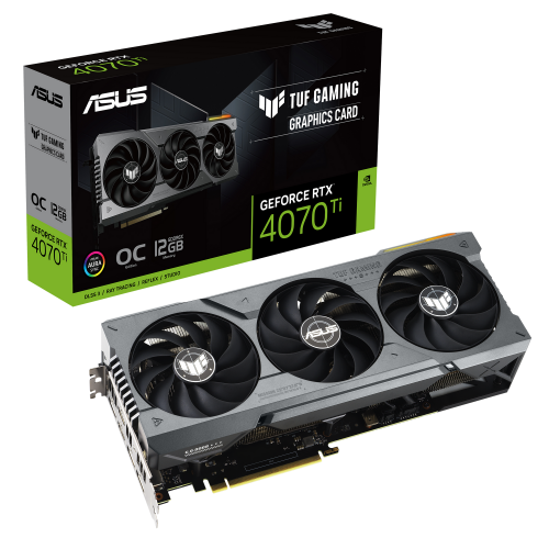 Відеокарта Asus TUF GeForce RTX 4070 Ti Gaming OC 12288MB (TUF-RTX4070TI-O12G-GAMING) (Відновлено продавцем, 840642) купити в Україні: Київ, Львів, Хмельницький, Тернопіль, Івано-Франківськ | Перевірка сумісності, низька ціна, відгуки, характеристики від TELEMART фото