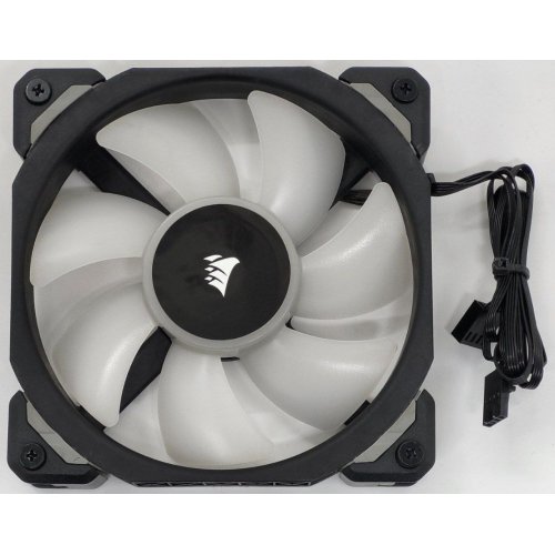 Набір кулерів для корпусу Corsair ML120 PRO RGB LED 120MM PWM Premium Magnetic Levitation Fan (CO-9050075-WW) Black (Відновлено продавцем, 840644) купити в Україні: Київ, Львів, Хмельницький, Тернопіль, Івано-Франківськ | Перевірка сумісності, низька ціна, відгуки, характеристики від TELEMART фото