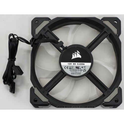 Набір кулерів для корпусу Corsair ML120 PRO RGB LED 120MM PWM Premium Magnetic Levitation Fan (CO-9050075-WW) Black (Відновлено продавцем, 840644) купити в Україні: Київ, Львів, Хмельницький, Тернопіль, Івано-Франківськ | Перевірка сумісності, низька ціна, відгуки, характеристики від TELEMART фото