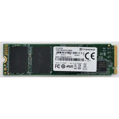 Ssd-диск Transcend 220s 3D NAND 512GB M.2 (2280 PCI-E) NVMe x4 (TS512GMTE220S) (Восстановлено продавцом, 840652) купить в Украине: Киев, Днепр, Харьков, Одесса  | Проверка совместимости, низкая цена, отзывы, характеристики от TELEMART фото