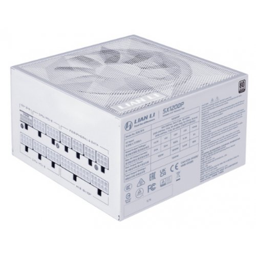 Блок питания Lian Li SX Platinum 1200W (G9P.SX1200P.W000.EU) White купить в Украине: Киев, Днепр, Харьков, Одесса  | Проверка совместимости, низкая цена, отзывы, характеристики от TELEMART фото