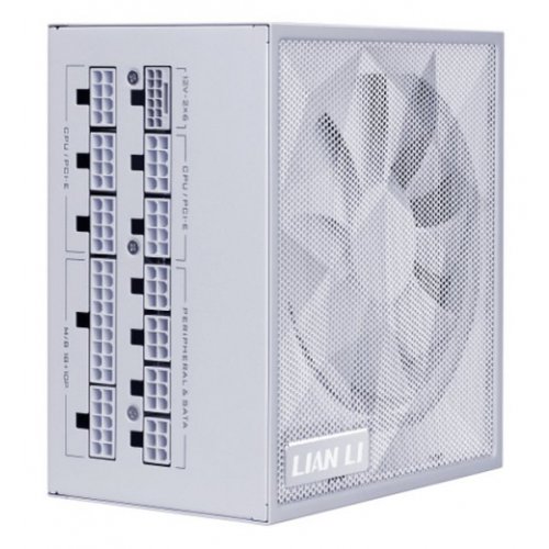 Блок питания Lian Li SX Platinum 1200W (G9P.SX1200P.W000.EU) White купить в Украине: Киев, Днепр, Харьков, Одесса  | Проверка совместимости, низкая цена, отзывы, характеристики от TELEMART фото