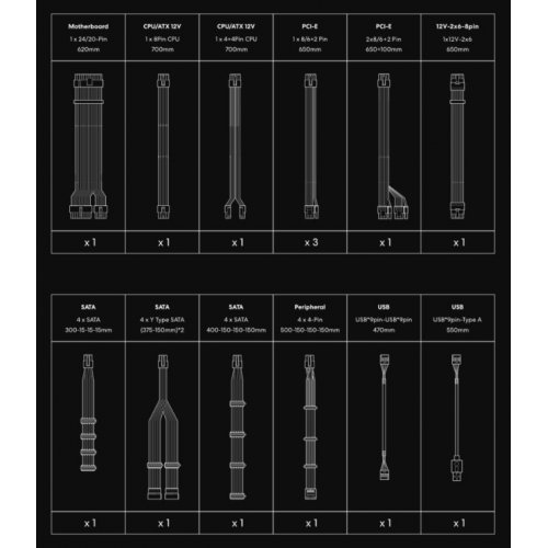 Блок питания Lian Li RS Gold 1000W (G9P.RS1000G.WH00.EU) White купить в Украине: Киев, Днепр, Харьков, Одесса  | Проверка совместимости, низкая цена, отзывы, характеристики от TELEMART фото