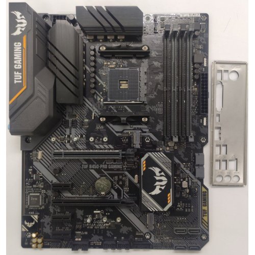 Материнская плата Asus TUF B450-PRO GAMING (sAM4, AMD B450) (Восстановлено продавцом, 840666) купить в Украине: Киев, Днепр, Харьков, Одесса  | Проверка совместимости, низкая цена, отзывы, характеристики от TELEMART фото