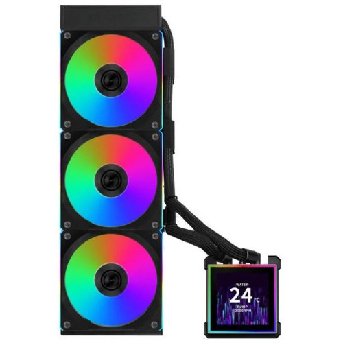 Готовая СВО Lian Li HydroShift II LCD-S 360CL (G89.GHS2LCDS36CB.00) Black купить в Украине: Киев, Днепр, Харьков, Одесса  | Проверка совместимости, низкая цена, отзывы, характеристики от TELEMART фото