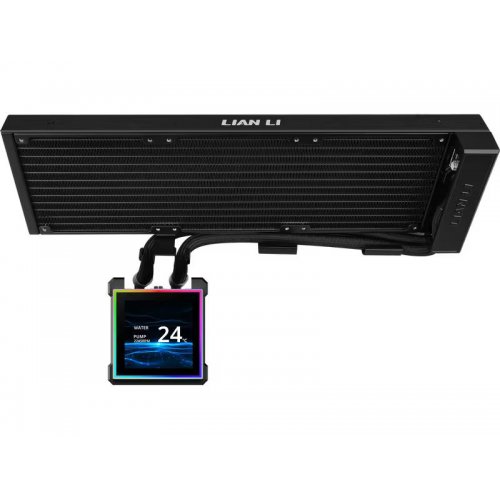 Готова СВО Lian Li HydroShift II LCD-S 360N Fanless (G89.GHS2LCDS36NB.00) Black купити в Україні: Київ, Львів, Хмельницький, Тернопіль, Івано-Франківськ | Перевірка сумісності, низька ціна, відгуки, характеристики від TELEMART фото