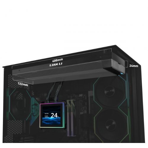 Готова СВО Lian Li HydroShift II LCD-S 360N Fanless (G89.GHS2LCDS36NB.00) Black купити в Україні: Київ, Львів, Хмельницький, Тернопіль, Івано-Франківськ | Перевірка сумісності, низька ціна, відгуки, характеристики від TELEMART фото