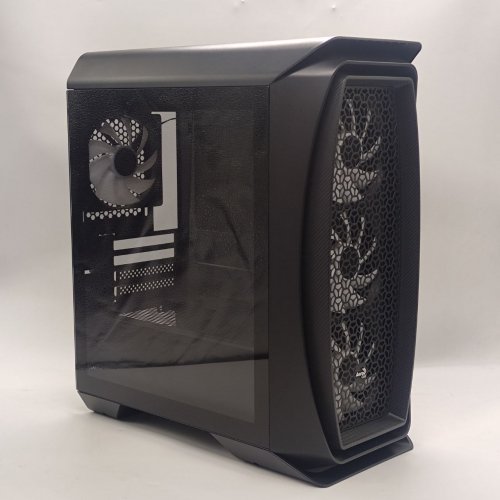 Корпус Aerocool Aero One Mini Frost-G-BK-v1 Tempered Glass без БП (ACCS-PB18043.11) Black (Восстановлено продавцом, 840674) купить в Украине: Киев, Днепр, Харьков, Одесса  | Проверка совместимости, низкая цена, отзывы, характеристики от TELEMART фото