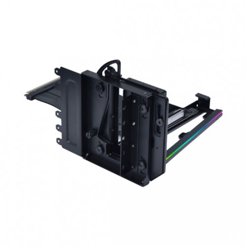 Брекет для вертикального встановлення відеокарти Lian Li Vertical GPU Bracket Kit (G89.VG4-5-V4X.00) Black купити в Україні: Київ, Львів, Хмельницький, Тернопіль, Івано-Франківськ | Низька ціна, відгуки, характеристики від TELEMART фото
