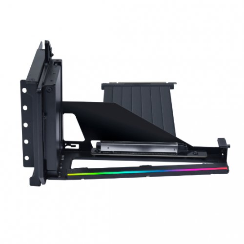 Брекет для вертикального встановлення відеокарти Lian Li Vertical GPU Bracket Kit (G89.VG4-5-V4X.00) Black купити в Україні: Київ, Львів, Хмельницький, Тернопіль, Івано-Франківськ | Низька ціна, відгуки, характеристики від TELEMART фото