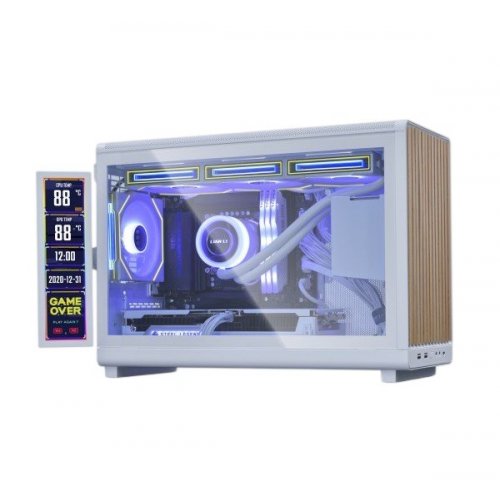 Екран Lian Li 8.8" Universal Screen (G89.SM088W.00) White купити в Україні: Київ, Львів, Хмельницький, Тернопіль, Івано-Франківськ | Низька ціна, відгуки, характеристики від TELEMART фото