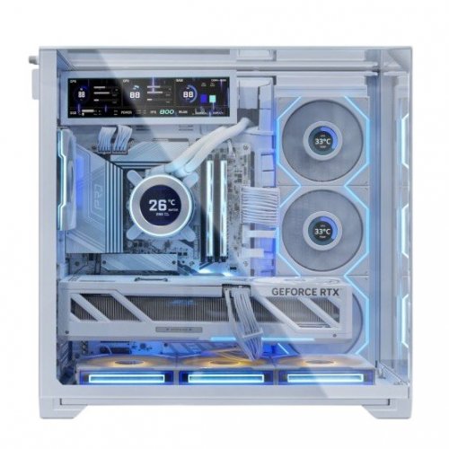 Екран Lian Li 8.8" Universal Screen (G89.SM088W.00) White купити в Україні: Київ, Львів, Хмельницький, Тернопіль, Івано-Франківськ | Низька ціна, відгуки, характеристики від TELEMART фото