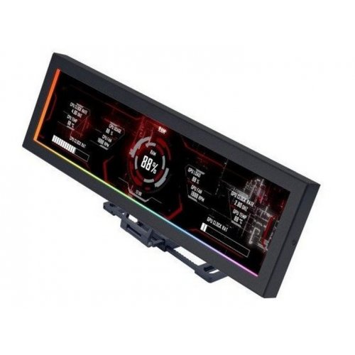 Екран Lian Li 8.8" Universal Screen (G89.SM088X.00) Black купити в Україні: Київ, Львів, Хмельницький, Тернопіль, Івано-Франківськ | Низька ціна, відгуки, характеристики від TELEMART фото