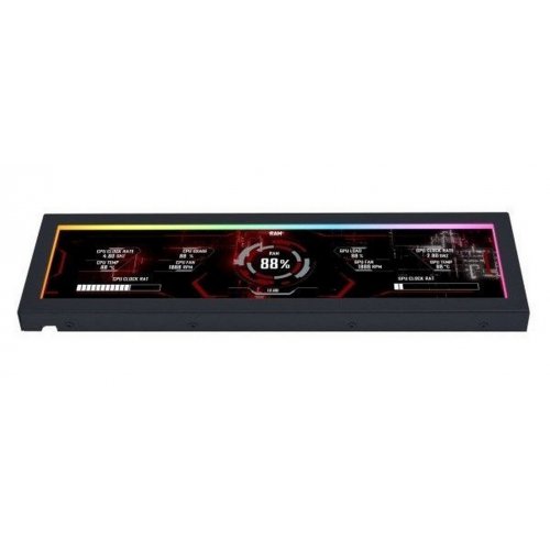 Екран Lian Li 8.8" Universal Screen (G89.SM088X.00) Black купити в Україні: Київ, Львів, Хмельницький, Тернопіль, Івано-Франківськ | Низька ціна, відгуки, характеристики від TELEMART фото