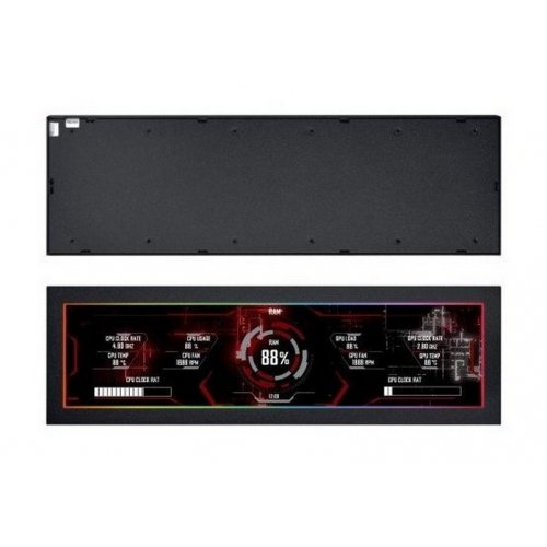 Екран Lian Li 8.8" Universal Screen (G89.SM088X.00) Black купити в Україні: Київ, Львів, Хмельницький, Тернопіль, Івано-Франківськ | Низька ціна, відгуки, характеристики від TELEMART фото