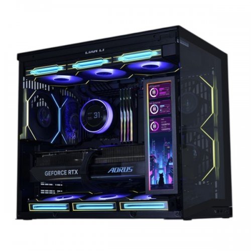 Екран Lian Li 8.8" Universal Screen (G89.SM088X.00) Black купити в Україні: Київ, Львів, Хмельницький, Тернопіль, Івано-Франківськ | Низька ціна, відгуки, характеристики від TELEMART фото