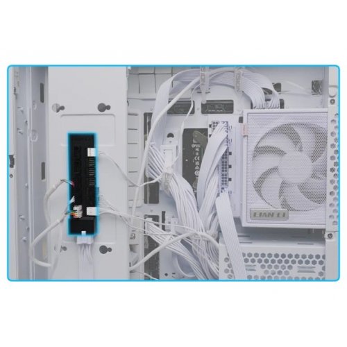 USB-хаб Lian Li Edge USB and Fan Hub (G8P.EG-HUB01W.00) White купить в Украине: Киев, Днепр, Харьков, Одесса  | Низкая цена, отзывы, характеристики от TELEMART фото