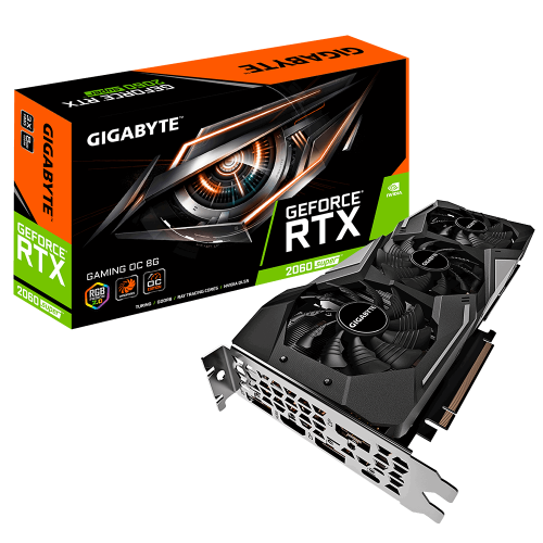 Відеокарта Gigabyte GeForce RTX 2060 SUPER Gaming OC 8192MB (GV-N206SGAMING OC-8GC) (Відновлено продавцем, 840694) купити в Україні: Київ, Львів, Хмельницький, Тернопіль, Івано-Франківськ | Перевірка сумісності, низька ціна, відгуки, характеристики від TELEMART фото