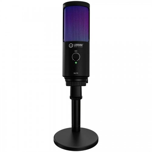 Мікрофон Lorgar SMP40 (LRG-SMP40-BK) Black купити в Україні: Київ, Львів, Хмельницький, Тернопіль, Івано-Франківськ | Низька ціна, відгуки, характеристики від TELEMART фото
