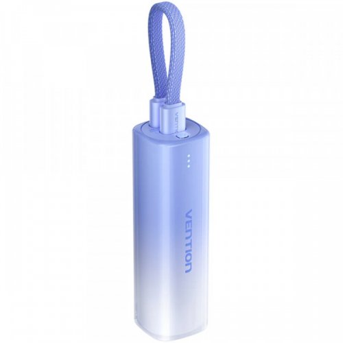 Powerbank Vention 5000mAh 20W (FHWL0) Gradient Blue купити в Україні: Київ, Львів, Хмельницький, Тернопіль, Івано-Франківськ | Низька ціна, відгуки, характеристики від TELEMART фото