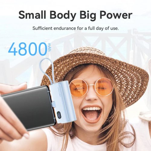 Powerbank Vention 4800mAh 22.5W (FHQB0) Black купить в Украине: Киев, Днепр, Харьков, Одесса  | Низкая цена, отзывы, характеристики от TELEMART фото