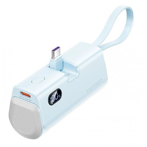 Powerbank Vention 4800mAh 22.5W (FHQL0) Blue купити в Україні: Київ, Львів, Хмельницький, Тернопіль, Івано-Франківськ | Низька ціна, відгуки, характеристики від TELEMART фото