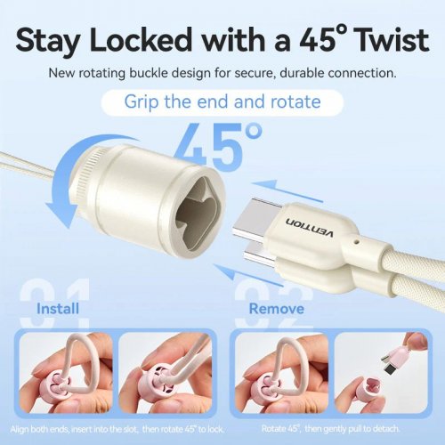 Powerbank Vention 10000mAh 22.5W (FKAN0-C) Beige купити в Україні: Київ, Львів, Хмельницький, Тернопіль, Івано-Франківськ | Низька ціна, відгуки, характеристики від TELEMART фото