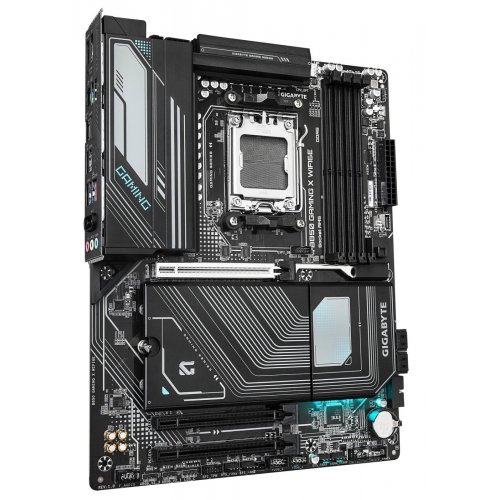 Уцінка материнська плата Gigabyte B850 GAMING X WIFI6E (sAM5, AMD B850) (Сліди використання, 840865) купити в Україні: Київ, Львів, Хмельницький, Тернопіль, Івано-Франківськ | Перевірка сумісності, низька ціна, відгуки, характеристики від TELEMART фото