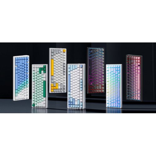 Уценка клавиатура MCHOSE G75 Pro RGB Mechanical Matcha Latte Switch V2 Wireless (MC-G75-12A-UA) Arctic Snow (Вскрытая упаковка, 840882) купить в Украине: Киев, Днепр, Харьков, Одесса  | Низкая цена, отзывы, характеристики от TELEMART фото