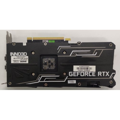 Відеокарта Inno3D GeForce RTX 3070 Twin X2 8192MB (N30702-08D6-171032LH) LHR (Відновлено продавцем, 840891) купити в Україні: Київ, Львів, Хмельницький, Тернопіль, Івано-Франківськ | Перевірка сумісності, низька ціна, відгуки, характеристики від TELEMART фото