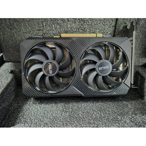 Уцінка відеокарта Asus GeForce RTX 3060 Dual OC 12288MB (DUAL-RTX3060-O12G-V2) (Відремонтовано виробником, 840930) купити в Україні: Київ, Львів, Хмельницький, Тернопіль, Івано-Франківськ | Перевірка сумісності, низька ціна, відгуки, характеристики від TELEMART фото