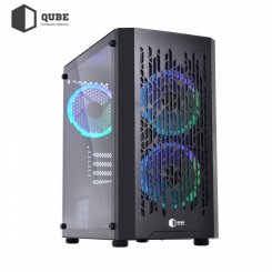 Корпус QUBE BLOCK без БЖ (BLOCK_FMMU3) Black (Відновлено продавцем, 840947)