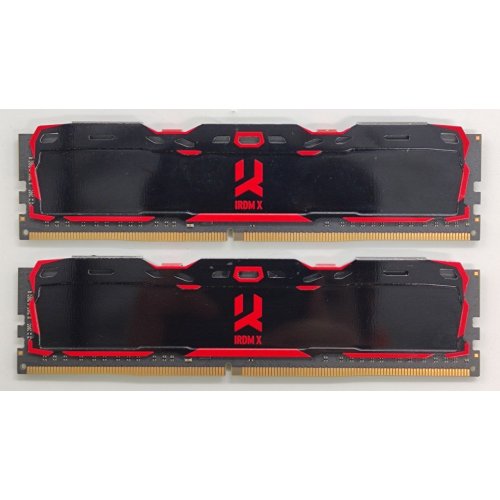 Озу GoodRAM DDR4 16GB (2x8GB) 3200Mhz Iridium X Black (IR-X3200D464L16SA/16GDC) (Восстановлено продавцом, 841018) купить в Украине: Киев, Днепр, Харьков, Одесса  | Проверка совместимости, низкая цена, отзывы, характеристики от TELEMART фото