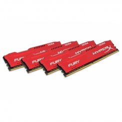 ОЗУ Kingston DDR4 32GB (4x8GB) 2933Mhz HyperX Fury Red (HX429C17FR2K4/32)