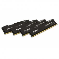 ОЗУ Kingston DDR4 64GB (4x16GB) 2933Mhz HyperX Fury Black (HX429C17FBK4/64)