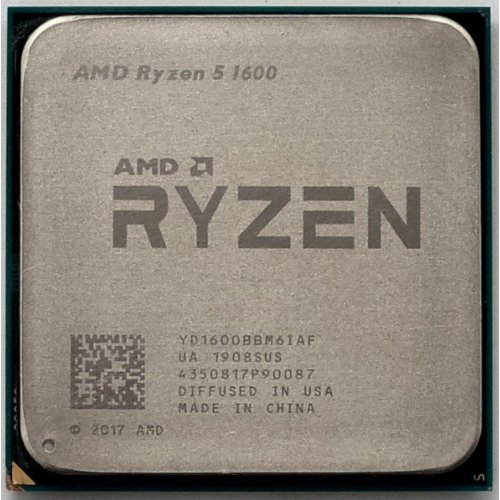 Процесор AMD Ryzen 5 1600 3.2(3.6)GHz sAM4 Tray (YD1600BBM6IAF) (Відновлено продавцем, 841147) купити в Україні: Київ, Львів, Хмельницький, Тернопіль, Івано-Франківськ | Перевірка сумісності, низька ціна, відгуки, характеристики від TELEMART фото