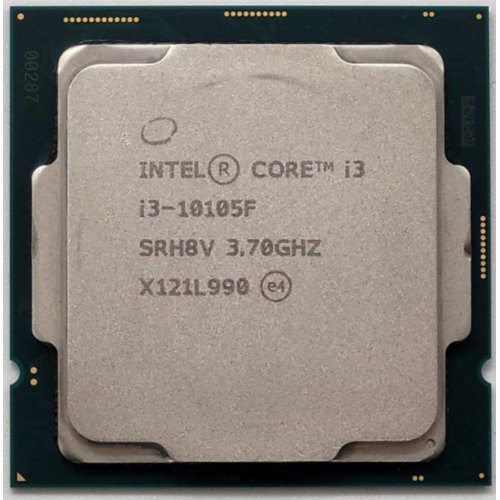 Процесор Intel Core i3-10105F 3.7(4.4)GHz 6MB s1200 Tray (CM8070104291323) (Відновлено продавцем, 841152) купити в Україні: Київ, Львів, Хмельницький, Тернопіль, Івано-Франківськ | Перевірка сумісності, низька ціна, відгуки, характеристики від TELEMART фото
