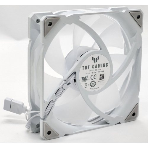 Кулер для корпуса Asus TUF Gaming TR120 ARGB (90DA0093-B09000) White (Відновлено продавцем, 841153) купити в Україні: Київ, Львів, Хмельницький, Тернопіль, Івано-Франківськ | Перевірка сумісності, низька ціна, відгуки, характеристики від TELEMART фото